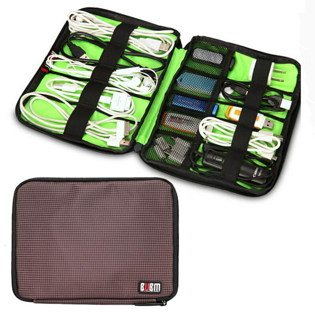 Travel Storage Bag USB Cable Flash Drive Case Electronics Accessories Organizer\